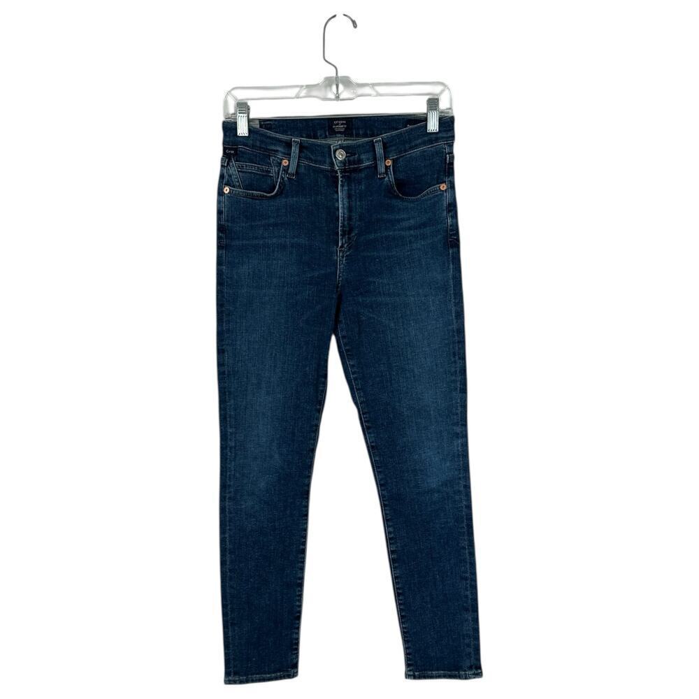 CITIZENS OF HUMANITY Rocket Crop HighMid Rise Skinny Jeans Dark Wash Size 27